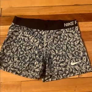 Nike pro compression shorts